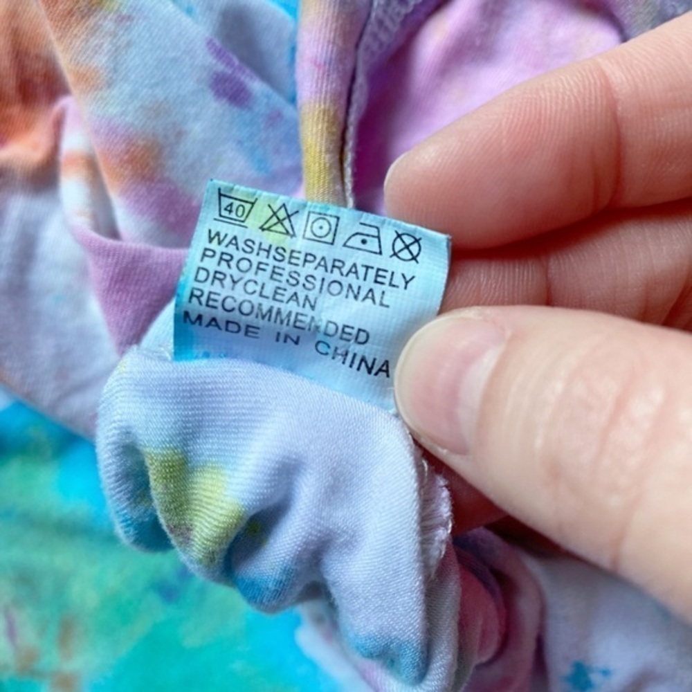 Unbranded Paintball Style Tie Dye V-Neck Short Sleeve Shirt - Picture 8 of 11